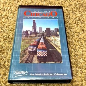 Today’s Chicago railroads VHS 1991 video tape